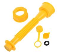 Kit de Repuesto de Boquilla Doble Flexible con Tapa de Ventilación | Plástico Amarillo, con Tapones de Junta, Vertido Ventilado, para Barcos, Recortadoras y Recarga Atv