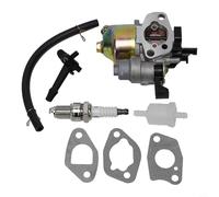 Kit de repuesto de carburador para motores Loncin 5.5HP 6.5HP sistema de combustible, placa vibratoria, compactador, quitanieves, reparación de motor con manguera
