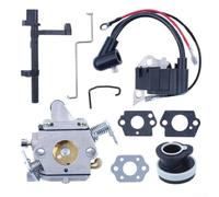 Kit de repuesto de carburador para sierras de cadena MS170C MS180C, mezcla eficiente de combustible e instalación fácil de usar