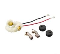 Kit de repuesto de cepillo de carbono con cubierta de tapa de soporte, cepillos de motor de cobre para amoladora angular para piezas de repuesto, componentes de reparación de taladro inalámbrico