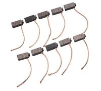 Kit de repuesto de cepillo de carbono para motor eléctrico 5x6x14mm para conmutador y anillo colector, apoyando conductividad eléctrica y térmica estable