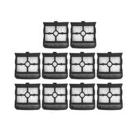 Kit de repuesto de cepillo giratorio y filtro, compatible con Rowenta X-Clean 10, Tefal X-Clean 10 y componentes de mantenimiento for aspiradoras y mopas.(Filter 10-Pack)
