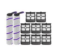 Kit de repuesto de cepillo giratorio y filtro, compatible con Rowenta X-Clean 10, Tefal X-Clean 10 y componentes de mantenimiento for aspiradoras y mopas.(Brush Filter Set E)