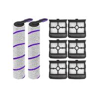 Kit de repuesto de cepillo giratorio y filtro, compatible con Rowenta X-Clean 10, Tefal X-Clean 10 y componentes de mantenimiento for aspiradoras y mopas.(Brush Filter Set C)