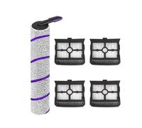 Kit de repuesto de cepillo giratorio y filtro HEPA compatible con Narwal S20 Pro, compatible con Rowenta X-Clean 10, accesorios de fregona aspiradora 2 en 1(5PCS)