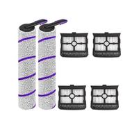 Kit de repuesto de cepillo giratorio y filtro HEPA compatible con Narwal S20 Pro, compatible con Rowenta X-Clean 10, accesorios de fregona aspiradora 2 en 1(6PCS)