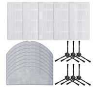 Kit de repuesto de cepillo lateral, filtro y paño de fregona para Tapo RV30 Max, RV30 Max Plus, RV20 Max, RV20 Max Plus 1 juego (B)
