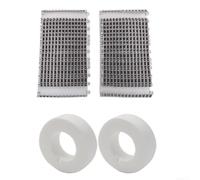 Kit de repuesto de cepillo y anillo para limpiadores de piscina Dolphin incluye cepillos de escalada y anillos 6101611-R4 para DX3 M200 (4 piezas)