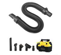 Kit de repuesto de conexión de manguera de vacío Dewalt compatible con modelos DCV580 DCV581H con manguera flexible, adaptador y múltiples cabezales de cepillo para una eliminación eficaz de desechos