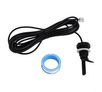 Kit de repuesto de conjunto de interruptor de flujo con cable de 15 pies compatible con generador de celdas de sal AquaRite para piezas de equipo de piscina, azul o rosa (azul)