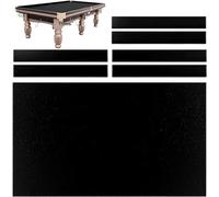 Kit de repuesto de fieltro duradero para mesas de billar - Actualización para mesas de 7, 8 pies y 9 pies, incluye 6 paños para varios juegos