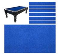 Kit de repuesto de fieltro para mesas de billar interiores de 7 pies, 8 pies, 9 pies, cubierta de fieltro duradera con 6 paños inferiores para billar y varios juegos