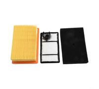 Kit de repuesto de filtro de aire para máquina de corte TS400, compatible con la pieza 4223 141 0300, filtro de motor de sierra de hormigón con cubierta de protección de desechos de polvo para equipos