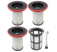 Kit de repuesto de filtro HEPA para aspiradora inalámbrica Bosch 8, cubierta de pantalla de filtro y cepillo de limpieza para modelos BBS1 BBS8 BCS1 BCS8 BCS8 BKS8 (B)