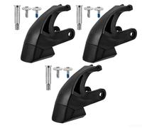 Kit de repuesto de freno de patines que incluye tornillos cortos y tornillo largo para una instalación adecuada de patines en línea (3 juegos)