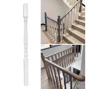 Kit de repuesto de husillos de escalera de madera, balaustres contemporáneos minimalistas para aterrizaje e inclinación