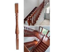 Kit de repuesto de husillos de escalera de madera, balaustres contemporáneos minimalistas para aterrizaje e inclinación