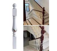 Kit de repuesto de husillos de escalera de madera, balaustres contemporáneos minimalistas para aterrizaje e inclinación
