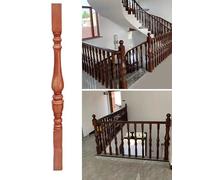 Kit de repuesto de husillos de escalera de madera, balaustres minimalistas para actualización de barandilla de escalera elegante, fácil instalación para aterrizaje e inclinación