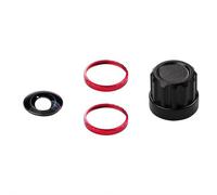Kit de repuesto de lente Insta360 X5 - Lente de vidrio óptico HD + herramienta de aluminio - Anillo de color personalizado (negro/plateado/azul/rojo) - Fácil intercambio de bricolaje para cámara X5