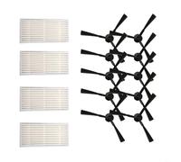Kit de repuesto de malla de filtro de alta eficiencia y cepillo lateral para robot aspirador Ariete Briciola, compatible con 2711 2712 2713 2717ROBOT, juego de piezas de repuesto para el hogar