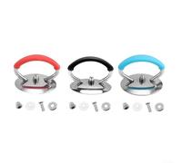 Kit de repuesto de mango de tapa de acero inoxidable 3pcs con arandelas de goma y tornillos de montaje para uso de utensilios de cocina