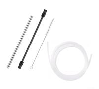 Kit de repuesto de manguera de espumador de leche para máquina de café, compatible con Siemens para cafetera automática serie EQ6, accesorios de piezas del sistema de espuma de tubo de leche (juego 4)