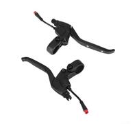 Kit de repuesto de palanca de freno de aleación de aluminio para Kukirin G2 Pro y G2max, par izquierdo y derecho, color negro mate (izquierdo y derecho)