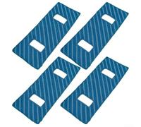 Kit de repuesto de paño de fregona reutilizable para modelos National NHVS1415 y NH VS1415 de color rojo, paños de microfibra lavables diseñados para el mantenimiento del suelo, viene en paquete de 2