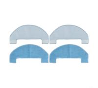 Kit de repuesto de paño de microfibra para robot aspirador Mova E10, paquete de 4 o 10 unidades, lavable, reutilizable, accesorio de limpieza de suelos para mascotas y niños (paquete de 4)