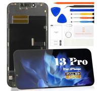 Kit de repuesto de pantalla LCD OLED para iPhone 13 Pro de 6.1 pulgadas para iPhone 13 Pro A2483, A2636, A2638, A2639, A2640 digitalizador LCD (negro, sin marco)