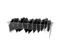 Kit De Repuesto De Peines De Límite Magnéticos For Cortapelos De 1,5-25MM, 10 Uds., Compatible Con Wahl 8591 8148 1919 8504, Juego De Guías De Corte De Peluquería(Black)