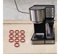 Kit de repuesto de sellos de silicona para cafetera Krups, Melitta y para juntas de unidad de preparación Miele Espresso - Paquete de 10 unidades Compat
