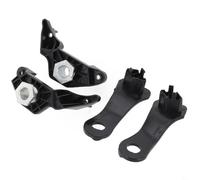 Kit de repuesto de soportes de reparación de faros delanteros, 2 pares de clips de soporte de montaje para faros delanteros izquierdo y derecho para modelos 525xi 530xi 2003-2010
