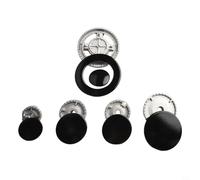 Kit de repuesto de tapa de quemador de horno de gas para estufas Sabaf, difusores de llama de metal para una distribución estable del calor (plano)