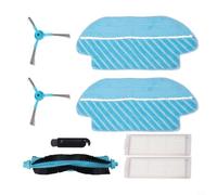 Kit de repuesto de trapo de filtro de cepillo lateral de rodillo principal compatible con Cecotec, para Conga 3290 3390, 3490 3590 3690 3790, 3890 para aspiradora Elite 4090 4690, 5090 5490 6090 7090