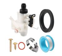 Kit de repuesto de válvula de agua de inodoro para RV, incluye abrazaderas de manguera y sujetadores, compatible con inodoros Thetford Aqua-Magic V de alto y bajo perfil RV (kit de módulo de válvula
