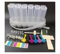 Kit de Repuesto for Sistema de Suministro de Tinta Continua CISS de 6 Colores y 100 ml con Carcasa Externa for Cartuchos de Impresora H-/*P C-Non.