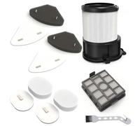 Kit de repuesto para aspiradora, con múltiples filtros de espuma y fieltro, más base HEPA y cepillo de limpieza para Shark IP3251 / IP3251C / IP3252