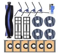 Kit de repuesto para eufy X10 Pro & Omni, cepillos laterales de cepillo principal, filtros, bolsas de trapeador, juego de accesorios para aspiradora
