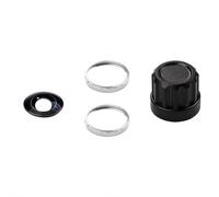 Kit de repuesto para Insta360 X5 con herramienta de intercambio de lentes DIY y anillos multicolores - Juego de lentes ópticos HD para cámara de 360 grados (juego individual de anillo plateado) (juego