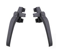 Kit de repuesto para manija de ventana, 2 piezas, mango externo para ventanas derecha e izquierda y puertas correderas, construcción de aleación de aluminio, compatible con caída de 5 a 8 mm, incluye