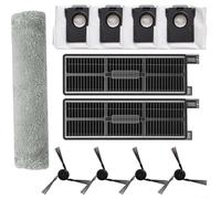 Kit de repuesto para Mova Z5/Z5 Pro/Z50 Ultra/Z50, filtro principal, toallitas, bolsas para el polvo y cepillos laterales, accesorios para robot aspirador (A)