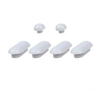 Kit de repuesto para parachoques de asiento de inodoro con absorción de golpes para reducir la transmisión de sonido durante el movimiento del asiento en accesorios estándar (blanco 84)