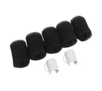Kit de repuesto para piezas de limpiador de piscina Polaris con 2 collares de bolsa y 5 depuradores de cola para VAC-SWEEP 180 280 360 380 480 unidades