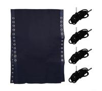 Kit de repuesto para silla de playa, cuerda de tela, cubierta de malla de 160 x 43 cm con cuerdas elásticas para jardín al aire libre, patio, muebles, tumbona, silla reclinable, silla de playa, tela