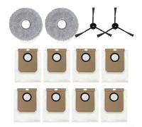 Kit de repuesto para trapeador y bolsa de polvo con cepillos laterales para robot aspirador Conga 8290 2299 2499 11090