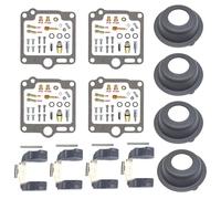 Kit de Repuesto para Yamaha FJ 1200 FJ1200 1986-1993, Kit De Reparación Piezas Reconstrucción Carburador, Diafragma Flotador