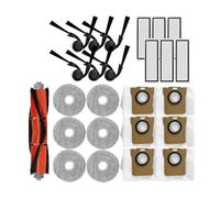 Kit de Repuestos Compatible con Xiaomi Robot Vacuum 5/5 Pro: 1 Cepillo Principal, 6 Cepillos Laterales, Filtros HEPA, Mopas, Bolsas for el Polvo