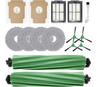 Kit de repuestos compatibles con iRobot Roomba Plus 405/505 Combo: Cepillos, filtros, paños y bolsas